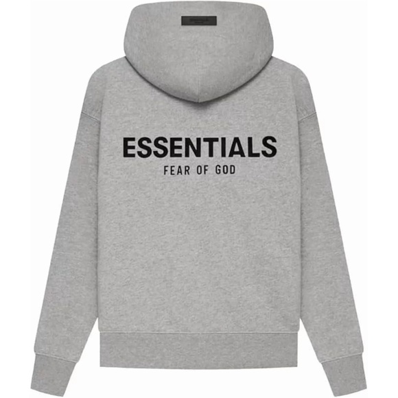 Fear of God ESSENTIALS Dark Oatmeal Hoodie | Size Large (OVERSIZED FIT) | NWT - Picture 2 of 2